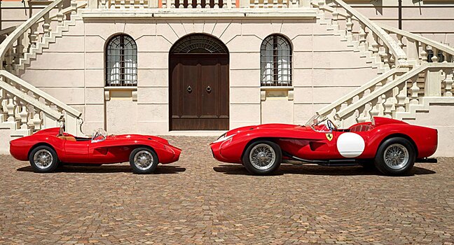 У легендарной модели Ferrari 250 Testa Rossa появилась уменьшенная копия для детей