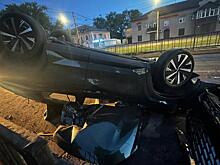 24-летний курянин перевернулся на своем авто