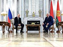 Визит Путина в Белоруссию завершился