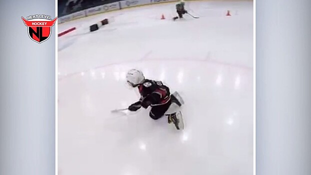 Крутая тренировка восьмилетних хоккеистов — видео
