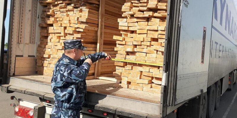 Более 9 тысяч тонн незаконно перевозимой продукции остановили на границе таможенники Сибири