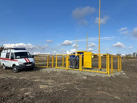 В селе Первомайском ввели в эксплуатацию новые участки газопроводов