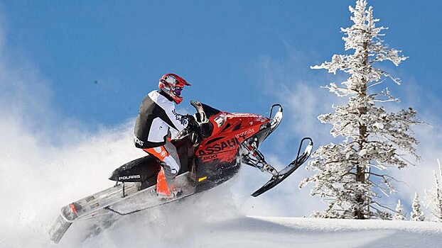 В Челябинской области мужчина на снегоходе погиб врезавшись в дерево