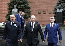 Назарбаев отказался от георгиевской ленты