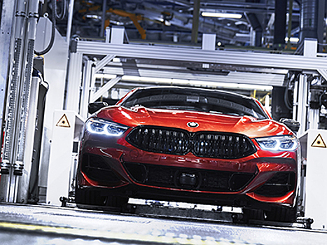 Новое купе BMW 8 Series запущено в производство