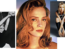 Уме Турман - 50! Вспоминаем ее архивные съемки для Harper's Bazaar из 90-х авторства Патрика Демаршелье