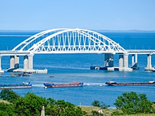 На выезде из Крыма образовалась большая пробка