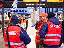 В Германии началась мегазабастовка на транспорте
