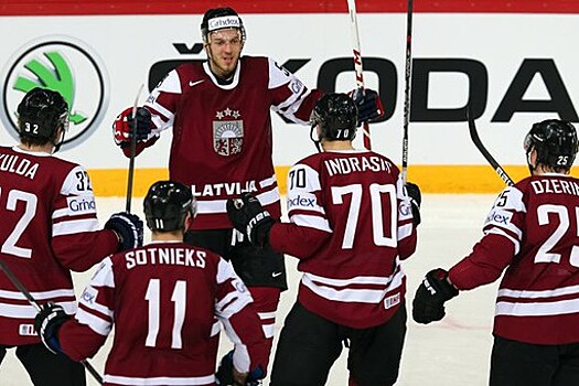 Сборная Латвии победила Норвегию