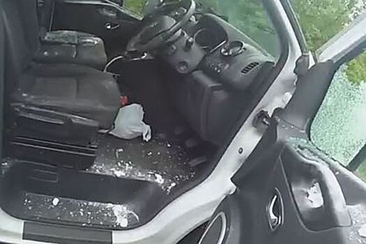 Водитель попытался выкинуть кокаин в закрытое окно