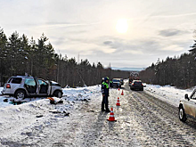 В Иркутской области произошло ДТП с участием внедорожника и большегруза