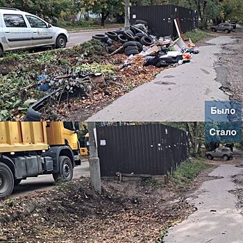 С контейнерных площадок Калуги вывезено 1,6 тысячи кубов мусора