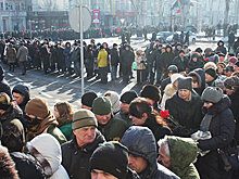 В ДНР на церемонию прощания с Гиви пришли более 10 тысяч человек