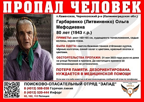 В Новосибирской области 53-летняя женщина ушла в сторону леса и пропала