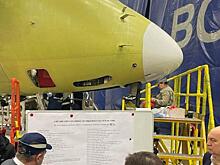 В сеть выложили фото, подтверждающее готовность опытного образца SSJ-New на 89%