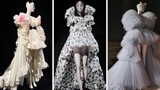 Традиционные «платья-торты» на презентации Giambattista Valli