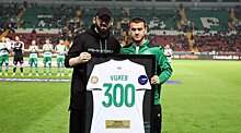 Защитник "Ахмата" Уциев провел 300-й матч за клуб