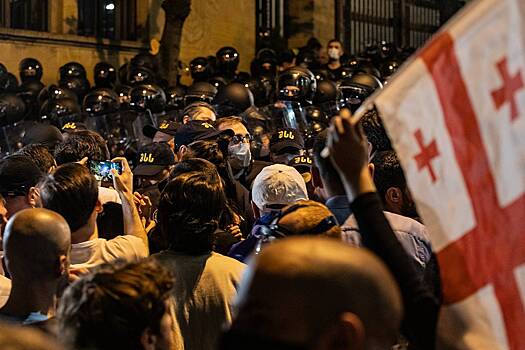 В Грузии задержали несколько человек на акции протеста
