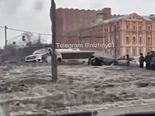 Машина Росгвардии и иномарка столкнулись на площади Лядова