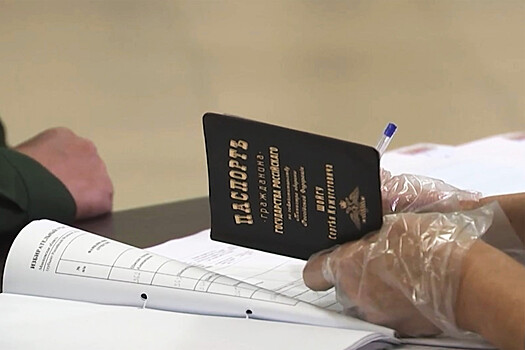 Шойгу на выборах показал паспорт с необычной обложкой