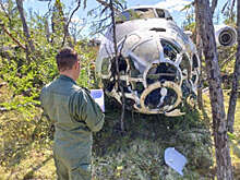 СК опубликовал видео с места падения самолета АН-30 в Якутии