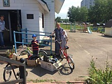 Настоятель храма сщмч. Владимира митр. Киевского и Галицкого передал детям из многодетных семей спортинвентарь