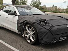 В Сети появились шпионские снимки Karma Revero под тяжелым камуфляжем