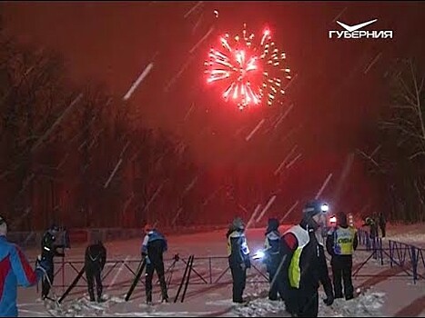 Ночной марафон "Сокольи горы" собрал в Самаре любителей экзотических снежных трасс