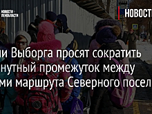 Жители Выборга просят сократить 40-минутный промежуток между рейсами маршрута Северного поселка