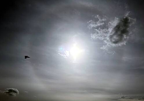 В России заметили необычное явление с ложными солнцами