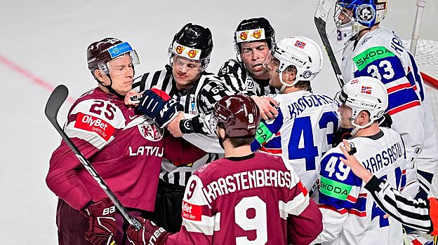 Латвия была сильнее Норвегии и одержала вторую победу на ЧМ