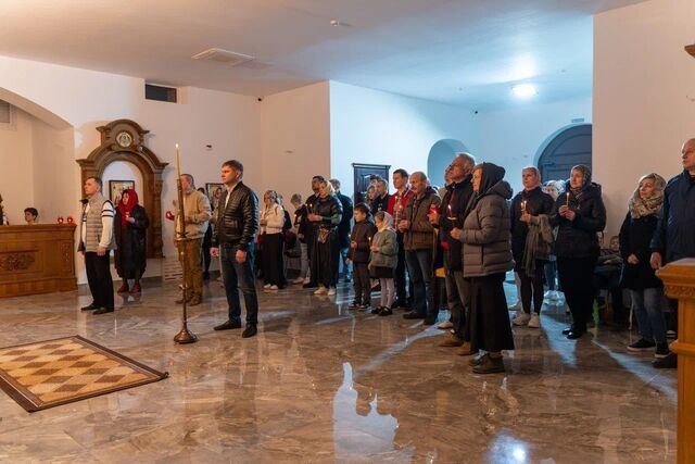 Первое пасхальное богослужение состоялось в новом храме в посёлке Знаменский на Кубани