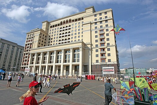 В столице горела гостиница "Москва"