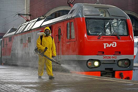 Кропотливый подход: как дезинфицируют московские вокзалы