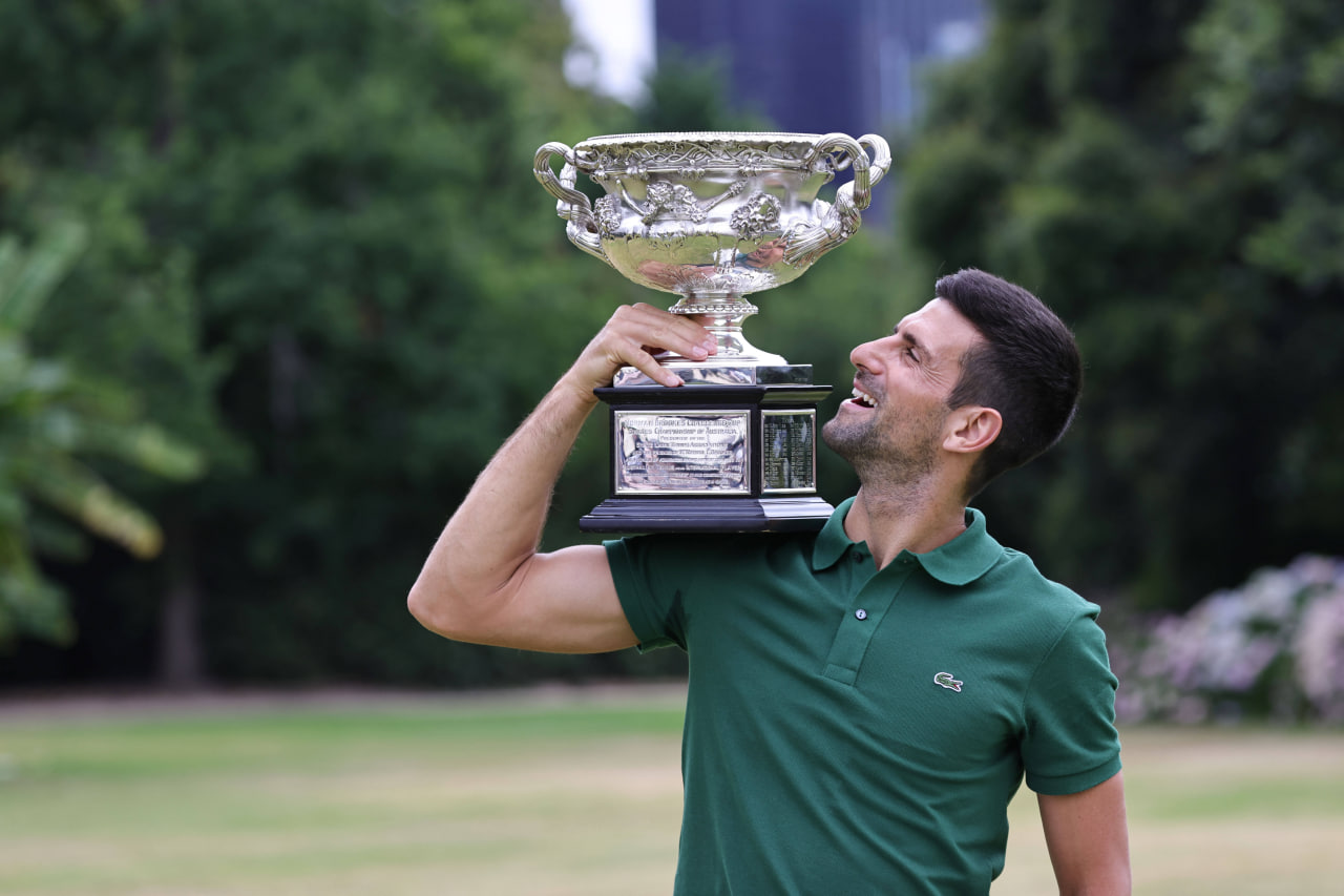 Новак Джокович отреагировал на главный мем про мужской финал Australian Open — 2023