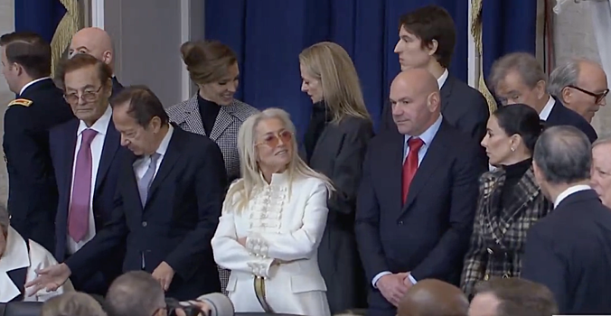 Дана Уайт посетил церемонию инаугурации Дональда Трампа