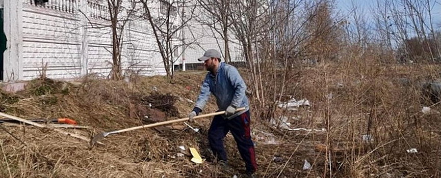 В Электрогорске продолжается уборка города в рамках месячника по благоустройству