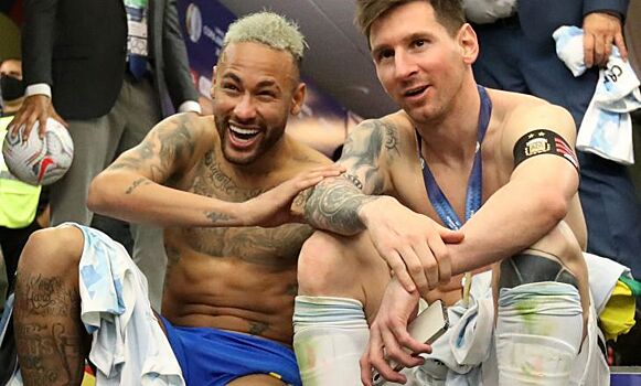 Неймар ярко поздравил Месси с завоеванием Кубка Америки (видео)