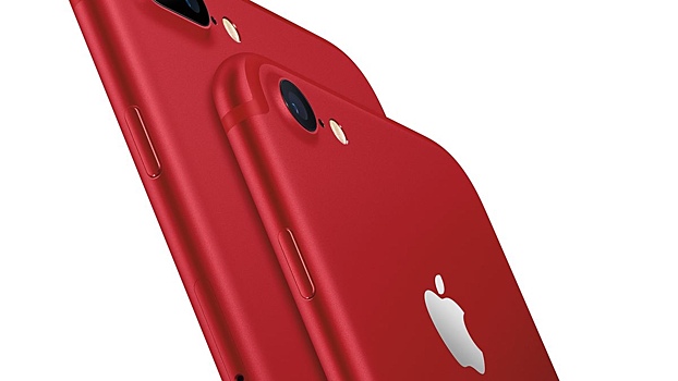 Названа стоимость красных iPhone в РФ
