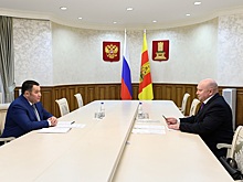 Губернатор Тверской области Игорь Руденя встретился с главой Бельского района Вадимом Сивицким