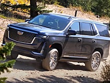  		 			Роскошный Cadillac Escalade 2021 года протестировали на бездорожье 		 	