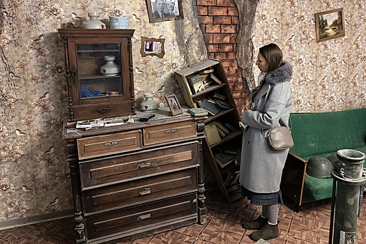 В Мариуполе музей СВО расположился на месте бывшей приемной Зеленского