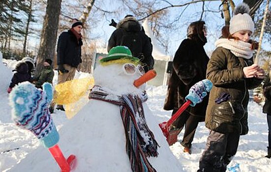 В Сокольниках выбрали самого оригинального снеговика
