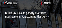 В Тайцах начала работу выставка, посвященная Александру Невскому