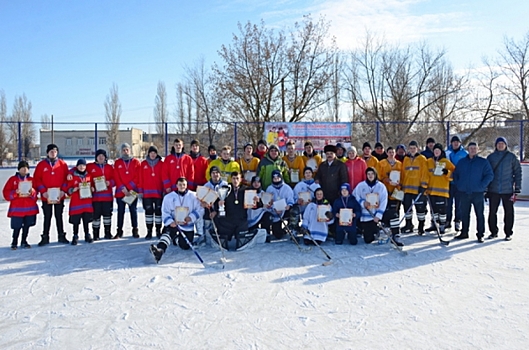 В Камышинском районе провели хоккейный турнир в память об экс-главе