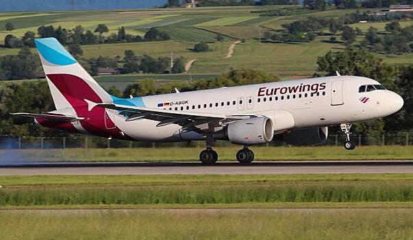 В Германии отменили почти 120 авиарейсов из-за забастовки пилотов Eurowings