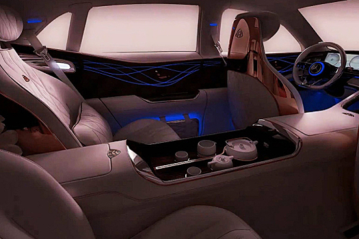 Mercedes показал очередные тизеры нового Maybach