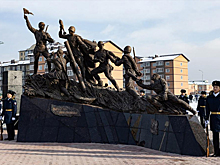 В Туве открыли памятник минометчикам Великой Отечественной войны братьям Шумовым