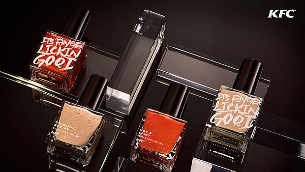 KFC выпустила съедобный лак для ногтей со вкусом курицы
