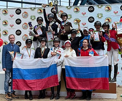 Курянка завоевала медали международных соревнований по конному спорту в Беларуси